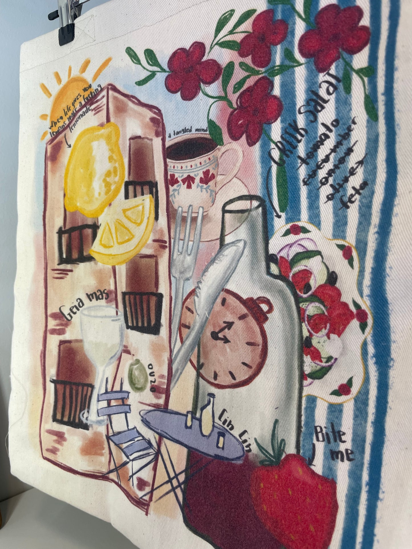 Greek Vibes tote