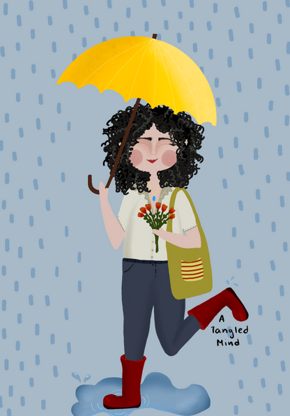 Girl in the rain