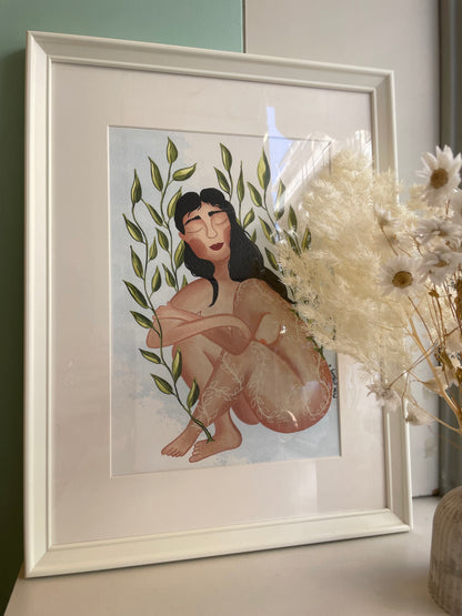 Natura girl framed