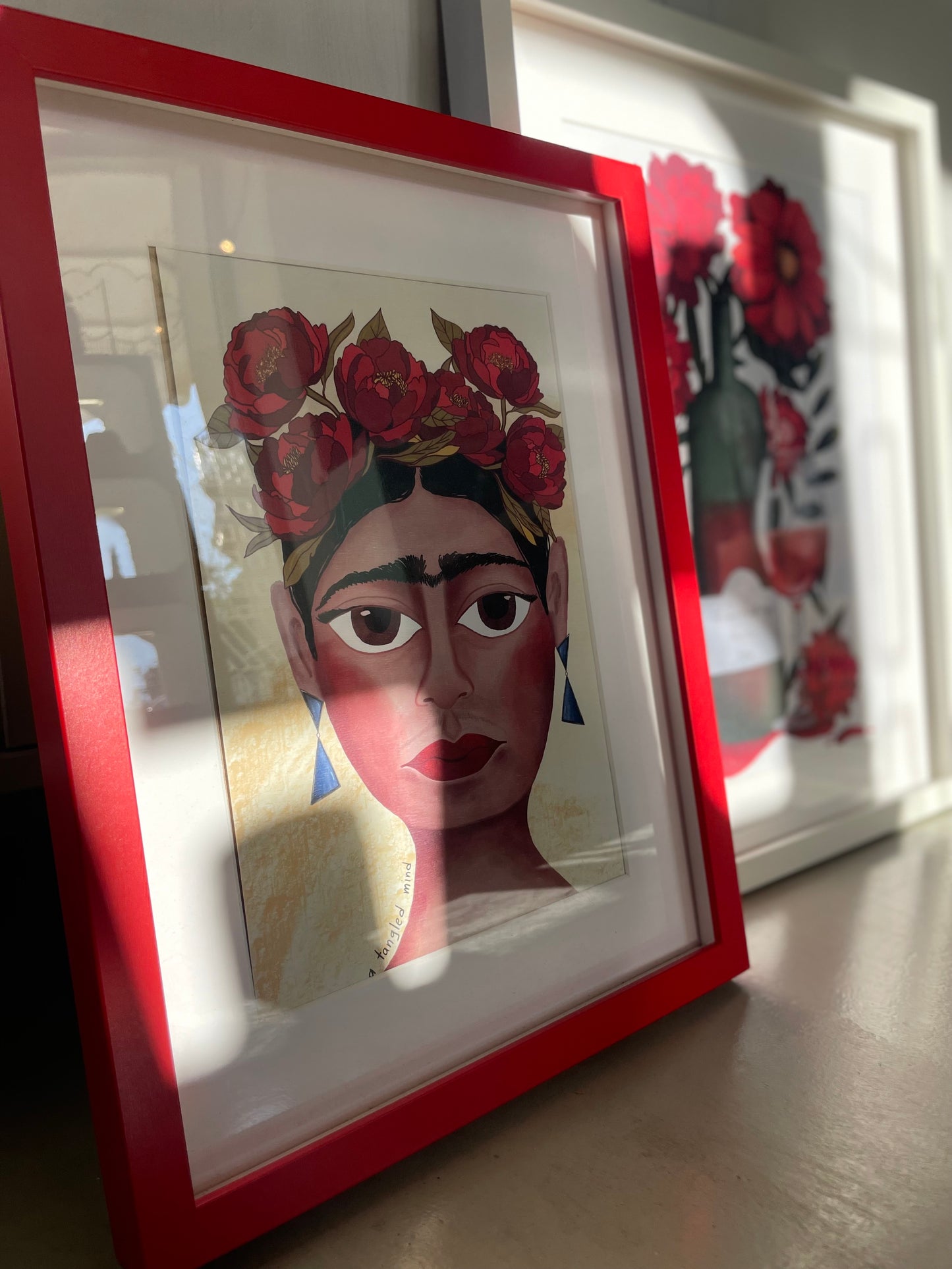 Frida Kahlo framed