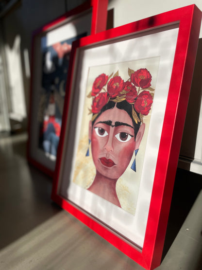 Frida Kahlo framed