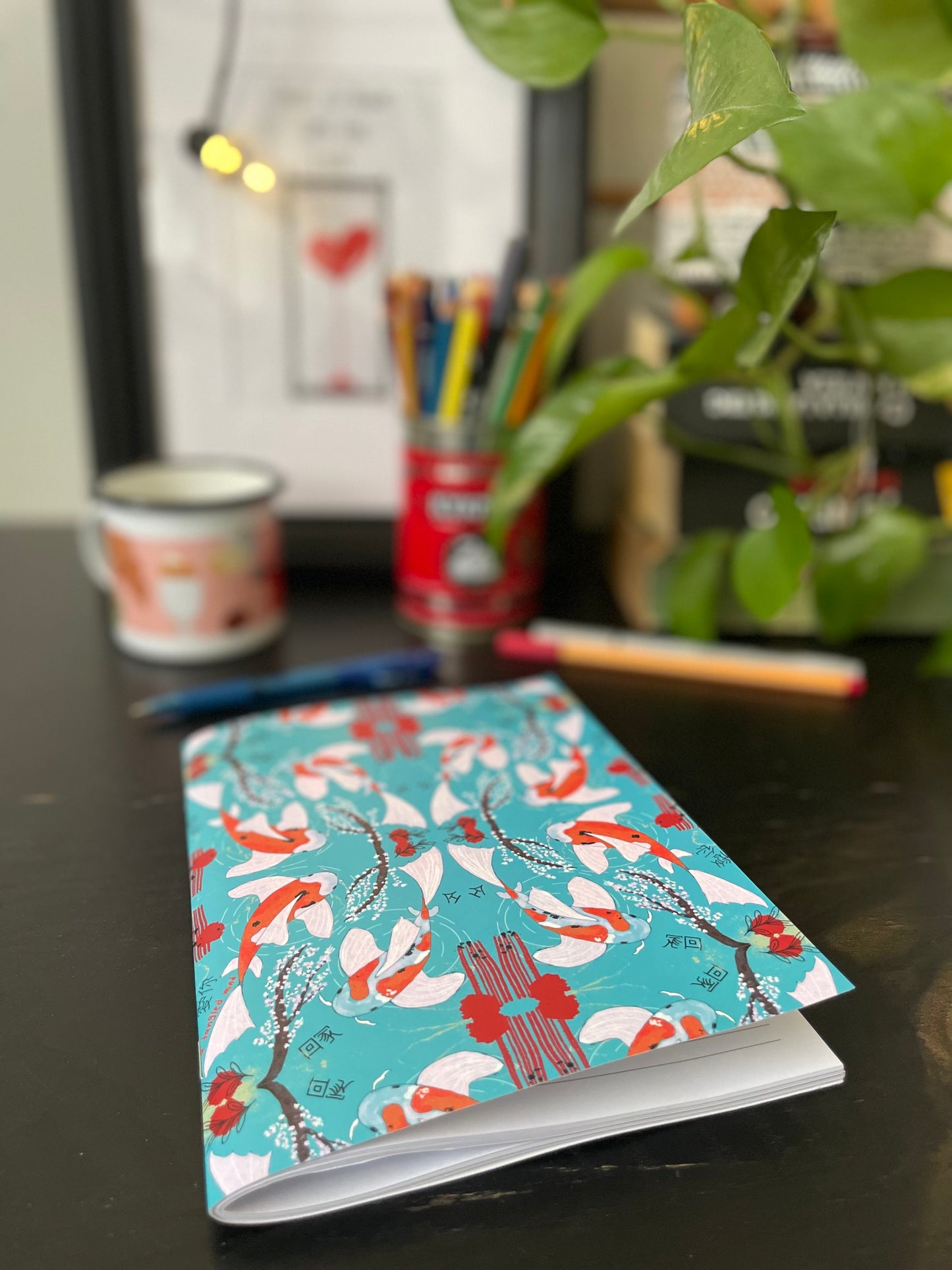 Soft cover lined notebooks