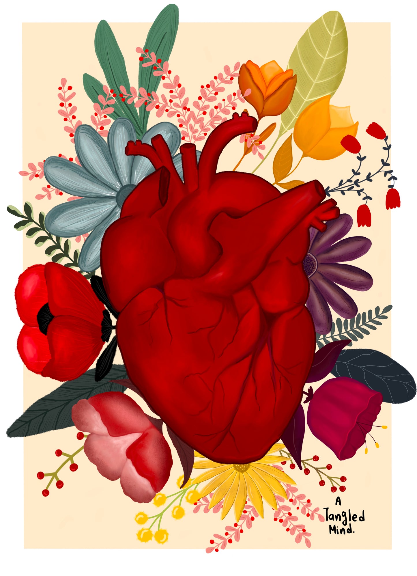 Blooming heart