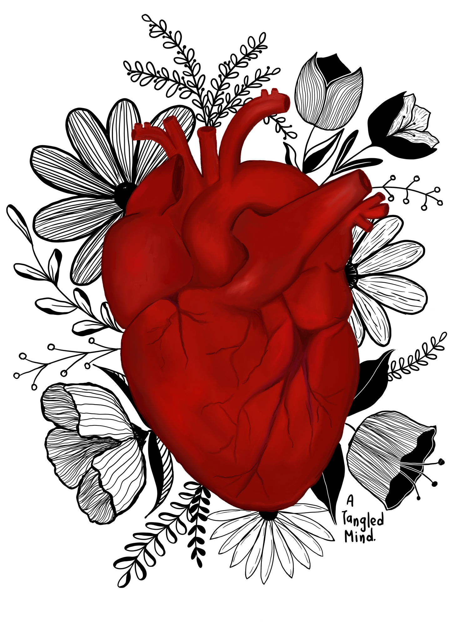 Blooming heart